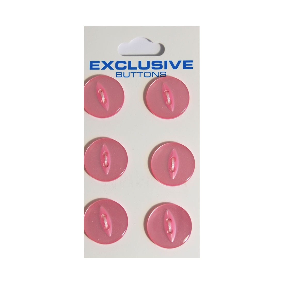 Module Buttons Module Carded Buttons: Code B: Size 16mm: Pack of 6  - The Sewing Studio