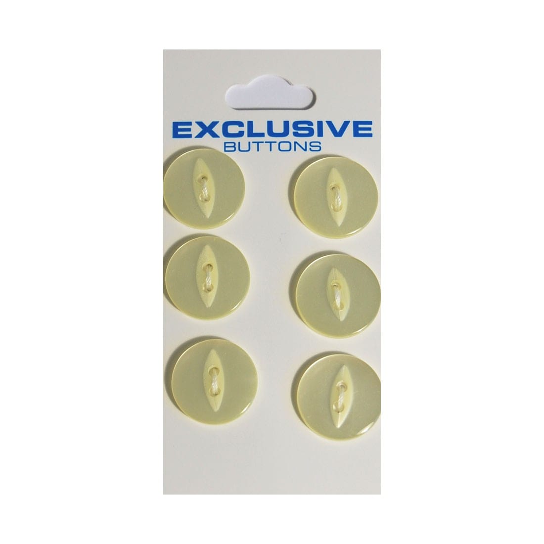 Module Buttons Module Carded Buttons: Code B: Size 16mm: Pack of 6  - The Sewing Studio