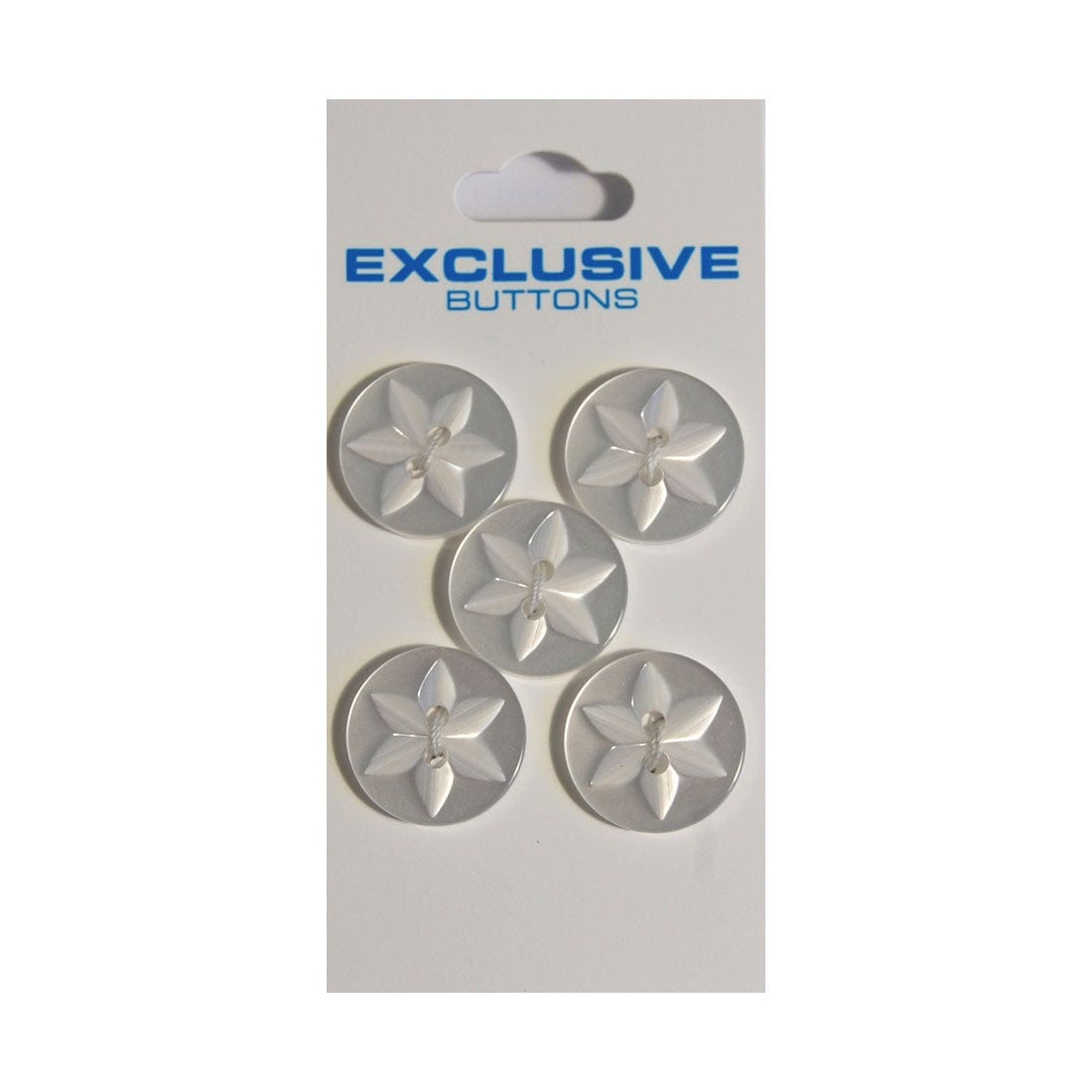 Module Buttons Module Carded Buttons: Code B: Size 17mm: Pack of 5  - The Sewing Studio