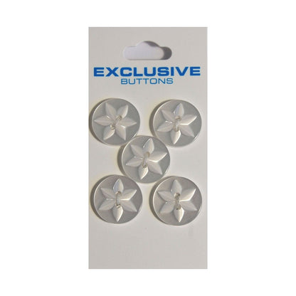 Module Buttons Module Carded Buttons: Code B: Size 17mm: Pack of 5  - The Sewing Studio