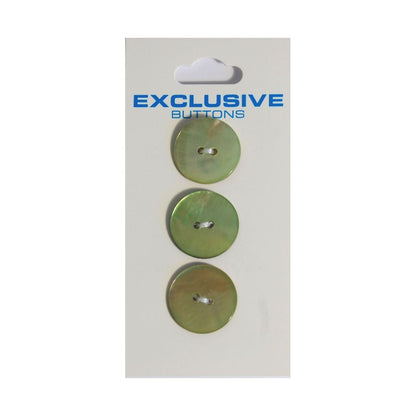 Module Buttons Module Carded Buttons: Code E: Size 17mm: Pack of 3  - The Sewing Studio