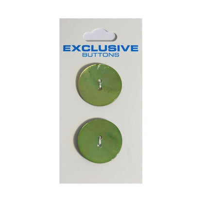 Module Buttons Module Carded Buttons: Code E: Size 22mm: Pack of 2  - The Sewing Studio