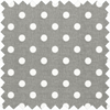 Sewing Box Square Grey Linen Polka Dot Small