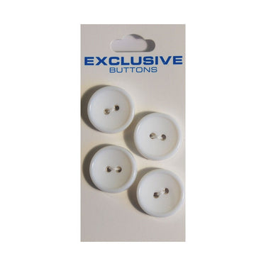 Module Carded Buttons: Code B: Size 19mm: Pack of 4