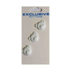 Module Carded Buttons: Code B: Size 15mm: Pack of 3