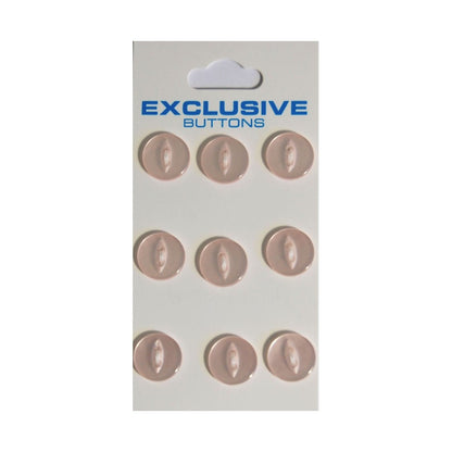 Module Carded Buttons: Code B: Size 11mm: Pack of 9
