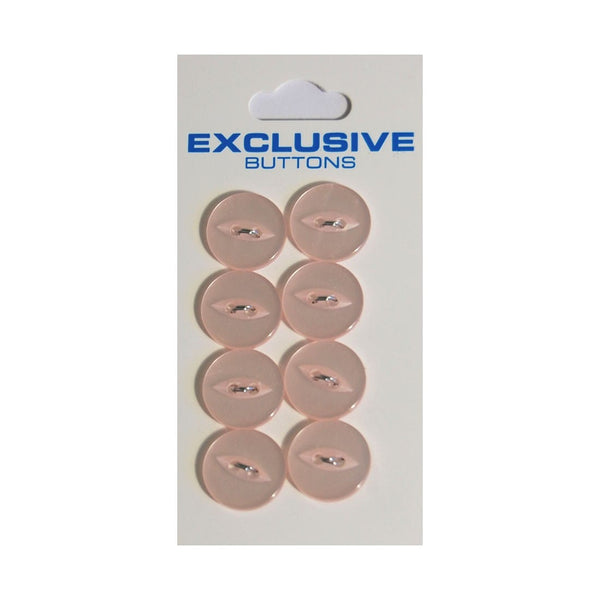 Module Carded Buttons: Code B: Size 14mm: Pack of 8