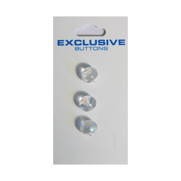 Module Carded Buttons: Code C: Size 7mm: Pack of 3