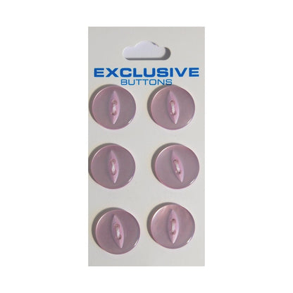 Module Carded Buttons: Code B: Size 16mm: Pack of 6