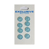 Module Carded Buttons: Code B: Size 10mm: Pack of 8