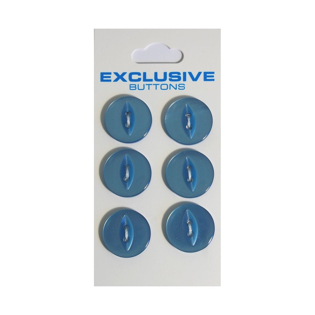 Module Carded Buttons: Code B: Size 16mm: Pack of 6