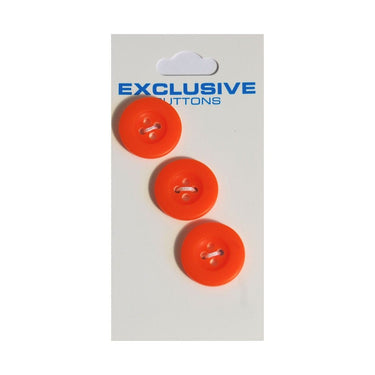 Module Carded Buttons: Code B: Size 17mm: Pack of 3