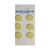 Module Carded Buttons: Code B: Size 18mm: Pack of 4