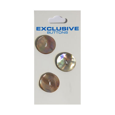 Module Carded Buttons: Code D: Size 17mm: Pack of 3