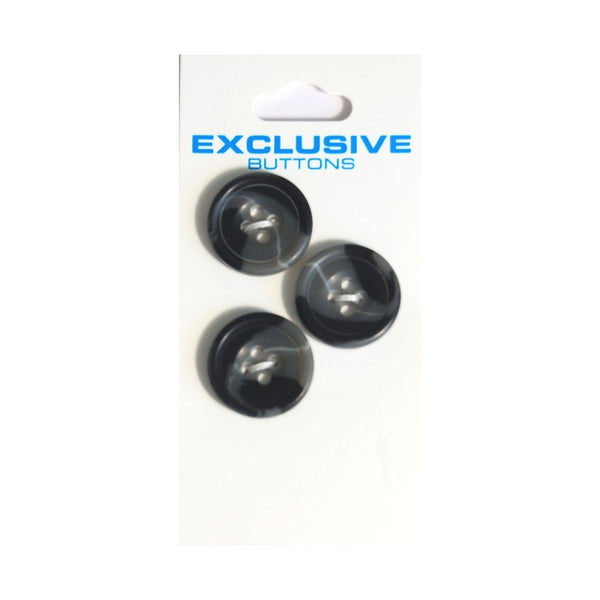 Module Carded Buttons: Code C: Size 19mm: Pack of 3