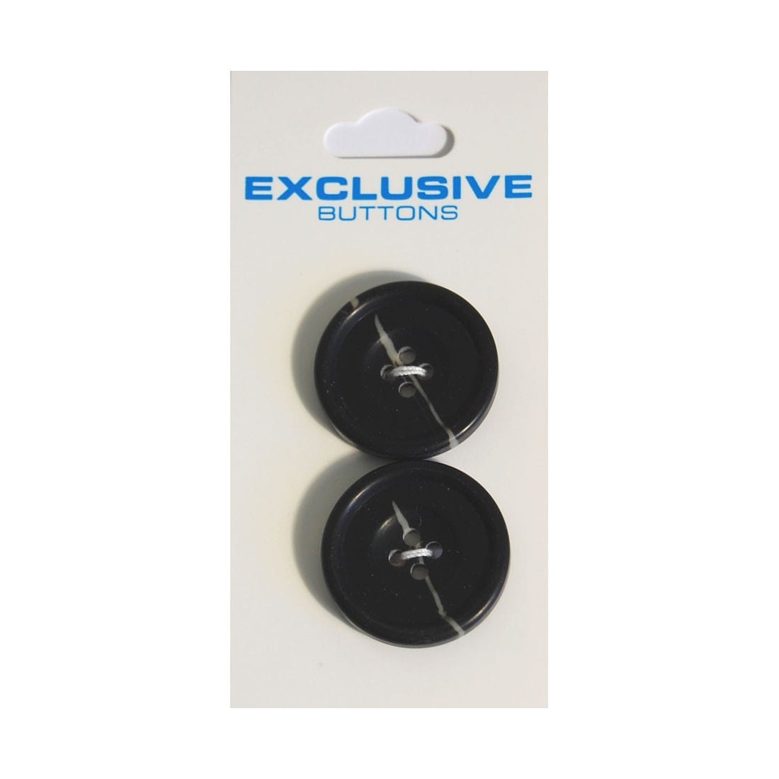 Module Carded Buttons: Code D: Size 22mm: Pack of 2