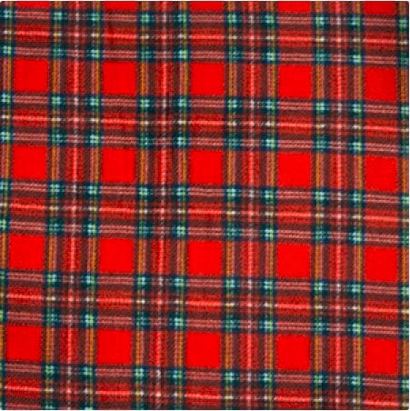 Oddies Fabric Fleece Fleece Anti Pil Premium Polar Fleece:  Tartan  - The Sewing Studio