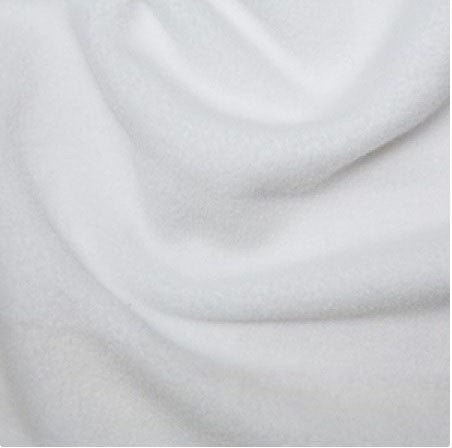 Oddies Fabric Fleece Fleece Anti Pil Premium Polar Fleece : White  - The Sewing Studio