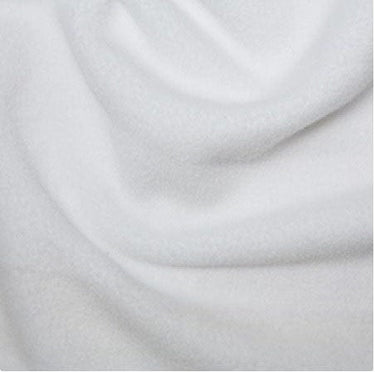 Oddies Fabric Fleece Fleece Anti Pil Premium Polar Fleece : White  - The Sewing Studio for sale UK - The Sewing Studio