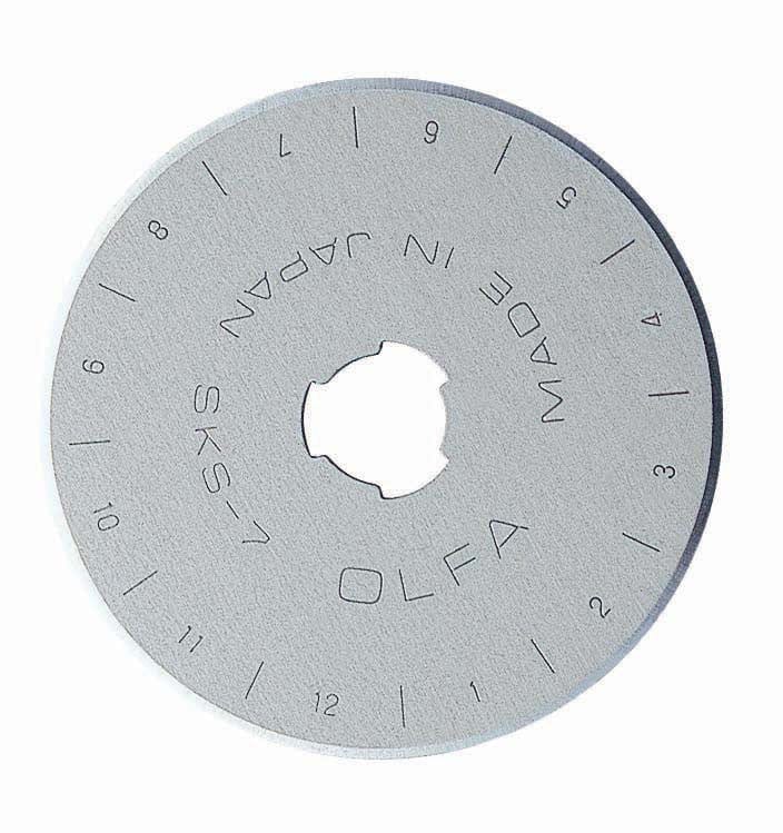 Olfa Rotary Cutters 45mm Olfa replacement rotary cutter blades: 10 Pack  - The Sewing Studio