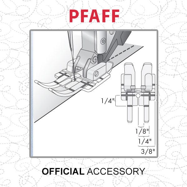 Pfaff Clear 1/4 Inch Quilting Foot For Idt System 820883096