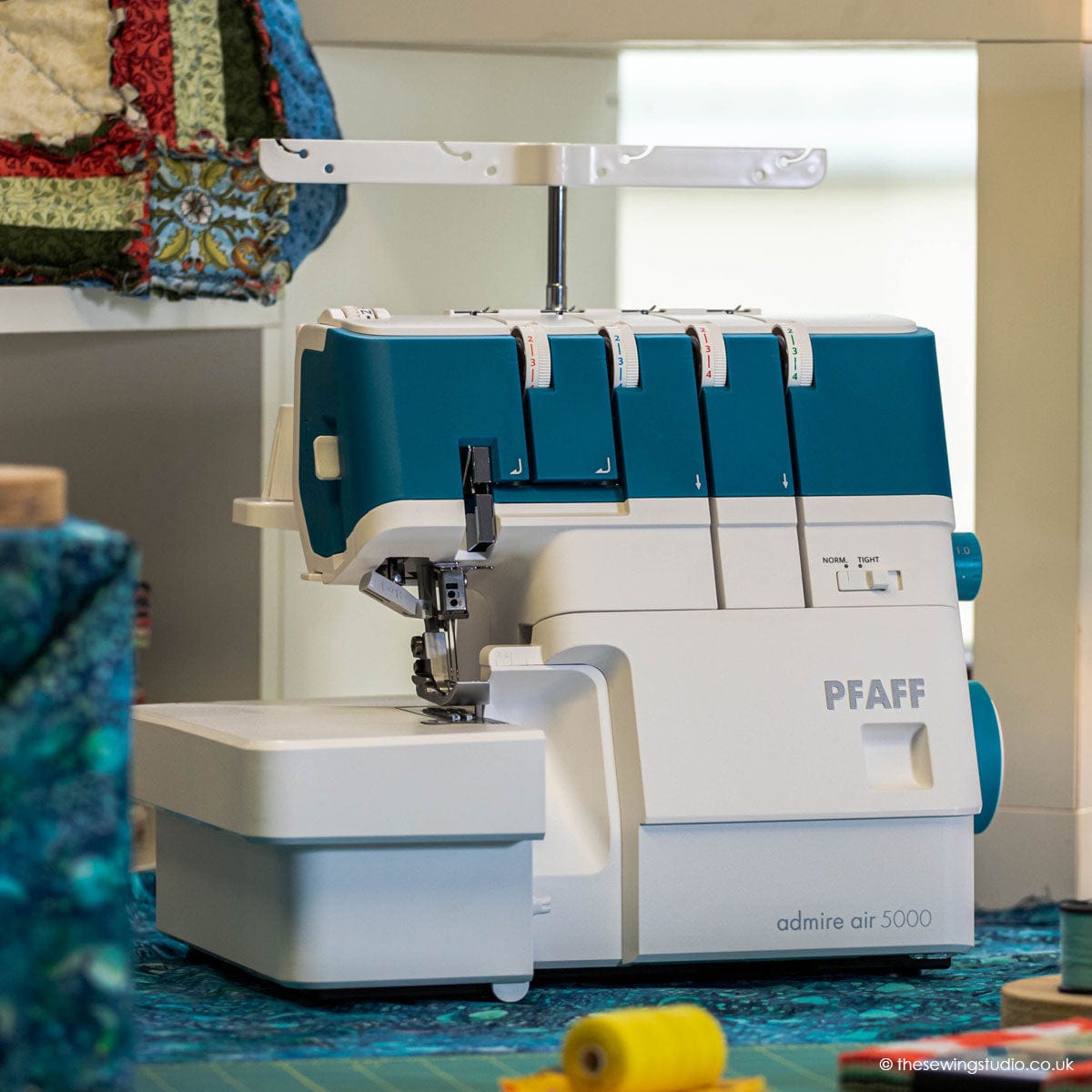 Pfaff Sewing Machines Pfaff Admire Air 5000 Overlocker + FREE Gifts worth £74  - The Sewing Studio