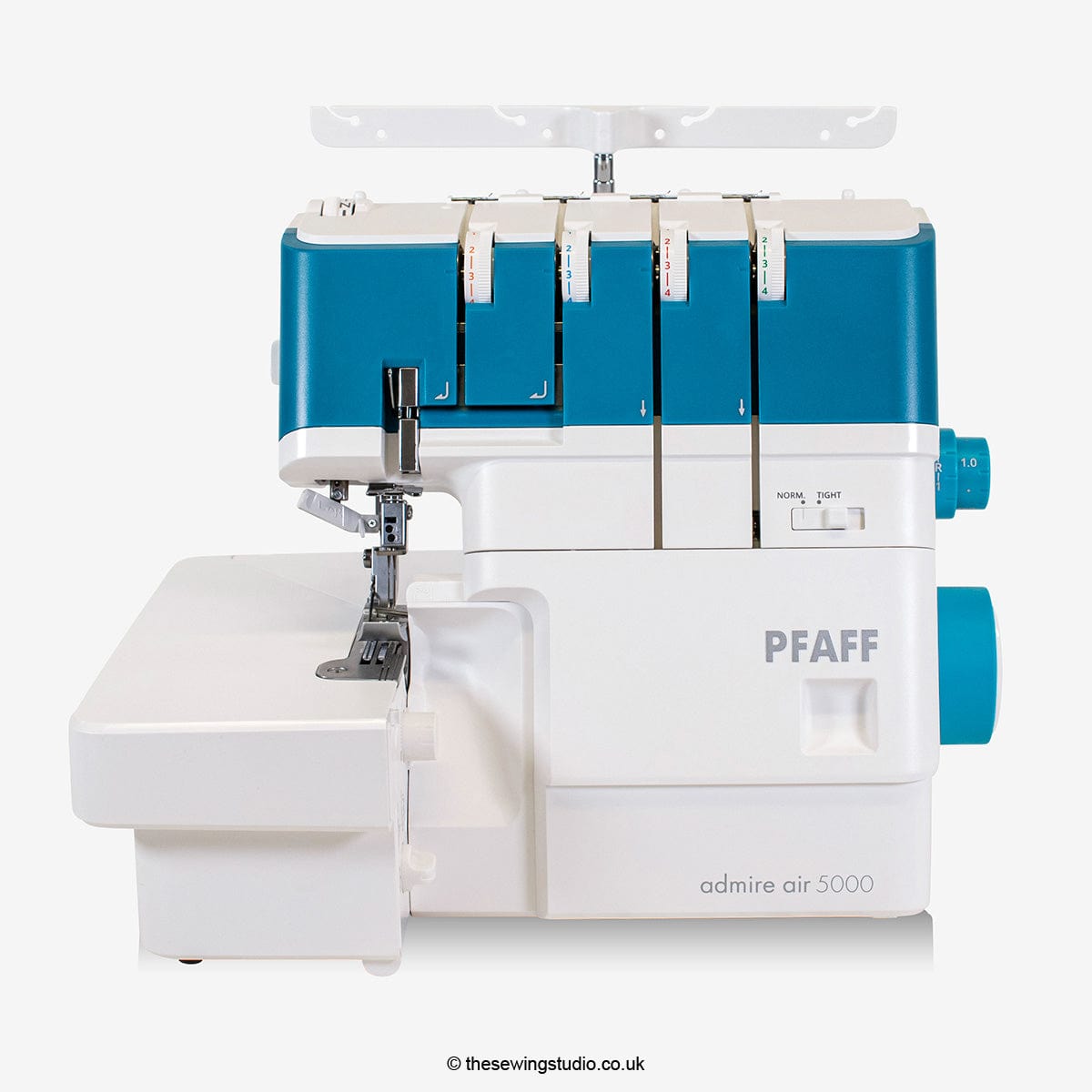 Pfaff Sewing Machines Pfaff Admire Air 5000 Overlocker + FREE Gifts worth £74  - The Sewing Studio