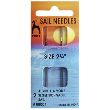 Pony Needles Hand Sewing needles: Sail Needles 2.75 Inch  - The Sewing Studio for sale UK - The Sewing Studio