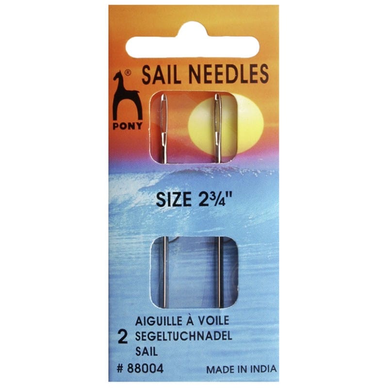 Pony Needles Hand Sewing needles: Sail Needles 2.75 Inch  - The Sewing Studio