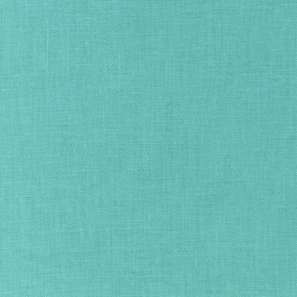 Robert Kaufman Fabric Robert Kaufman Essex Linen Blend Medium Aqua  - The Sewing Studio