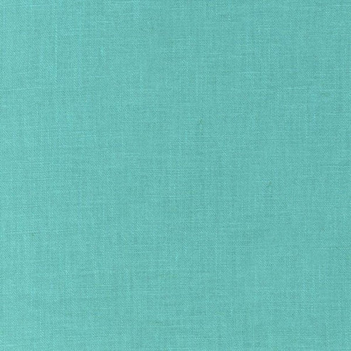 Robert Kaufman Fabric Robert Kaufman Essex Linen Blend Medium Aqua  - The Sewing Studio