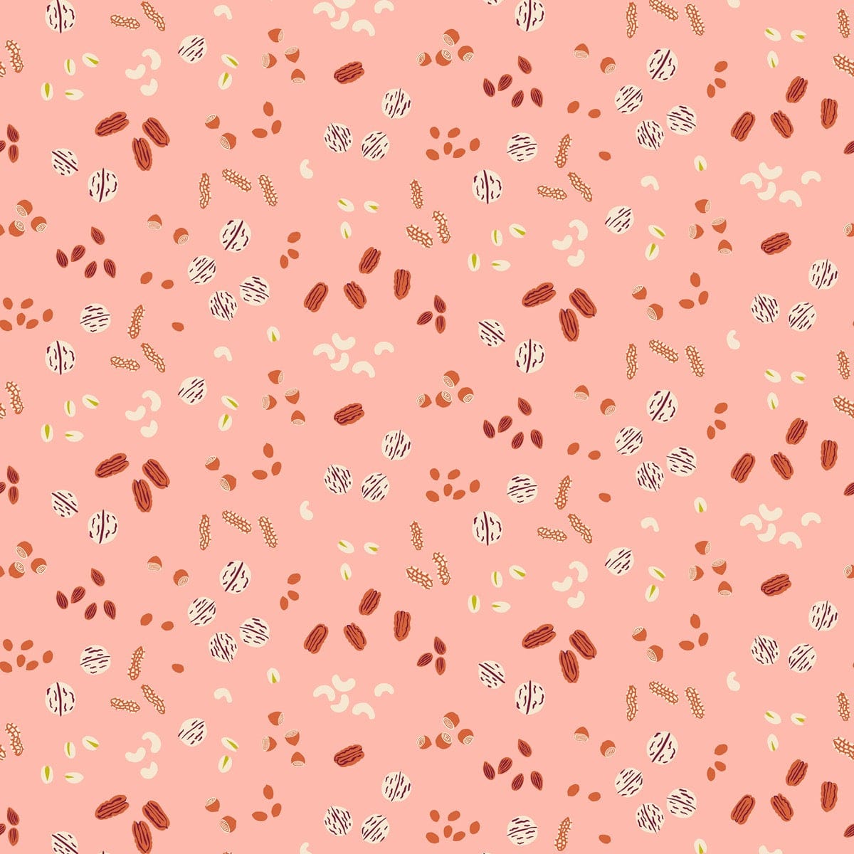 Ruby Star Fabric Smol Knuts Peach RS3015 11