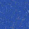 Ruby Star Fabric Speckled Metallic Blue Ribbon RS5027 104M