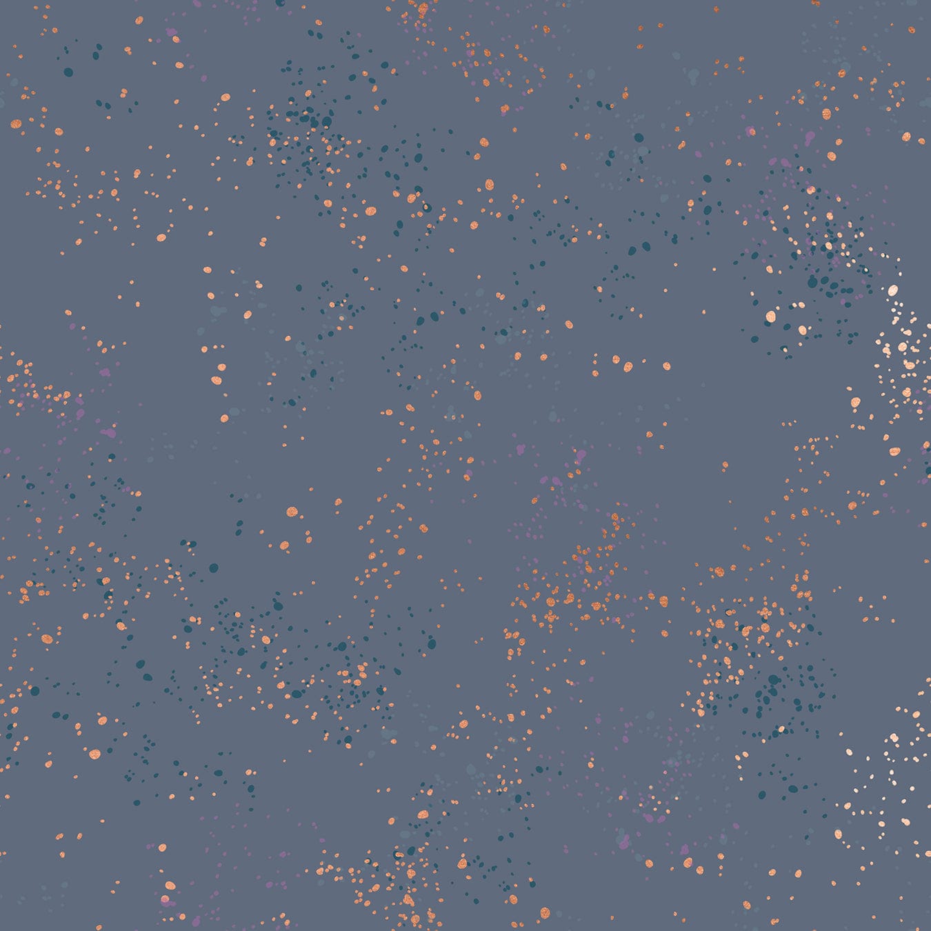 Ruby Star Fabric Speckled Metallic Blue Slate RS5027 108M