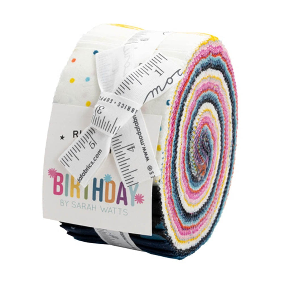 Ruby Star Society Fabric Pre Cuts Ruby Star Birthday Jelly Roll  - The Sewing Studio