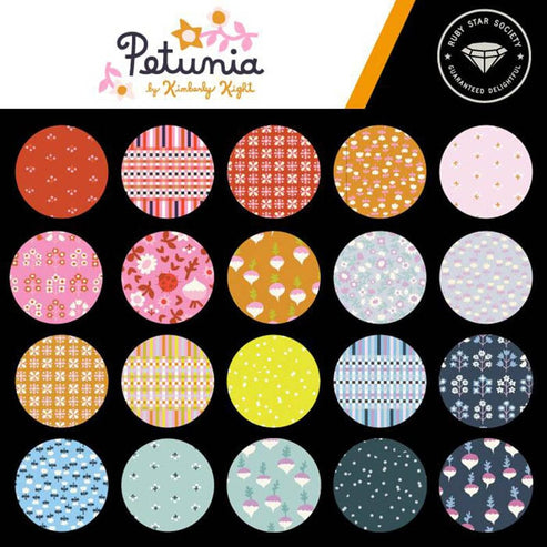 Ruby Star Society Fabric Pre Cuts Ruby Star Society Petunia Jelly Roll RS3045JR  - The Sewing Studio