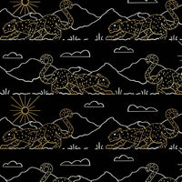 Ruby Star Society Fabric Ruby Star Reign Aristocat Black Fabric RS1031 14M  - The Sewing Studio