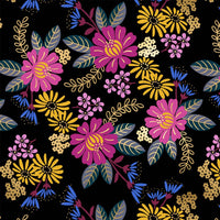 Ruby Star Society Fabric Ruby Star Reign Eminence Black Fabric RS1026 16M  - The Sewing Studio