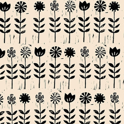 Ruby Star Society Darlings 2 Fabric Wildflowers Black RS5063-12