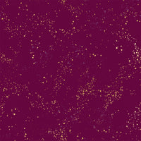 Ruby Star Speckled Metallic Purple Velvet
