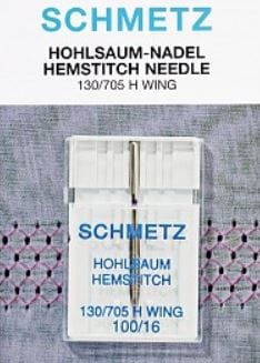 Schmetz Machine Needles Schmetz Sewing Machine Needle Hemstitch Wing Size 100/16  - The Sewing Studio for sale UK - The Sewing Studio