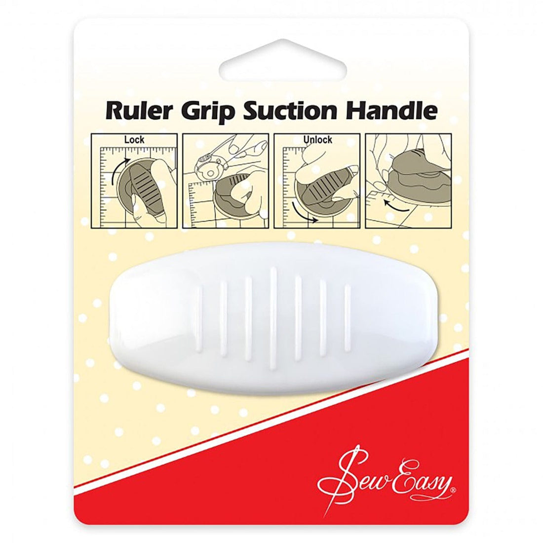 Sew Easy Quilting Accessories Ruler Grip Suction Handle  - The Sewing Studio