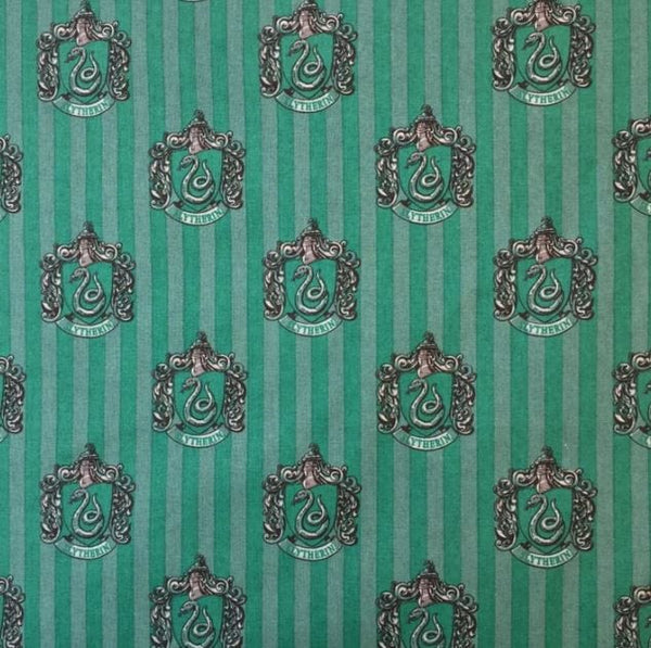 Harry Potter Slytherin House Quilting Fabric
