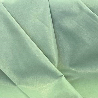 Spring Foil Metallic Cotton Fabric Olive