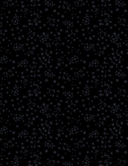 Starry Night Fabric Black