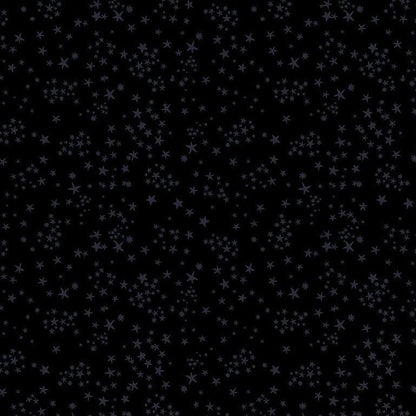 Starry Night Fabric Black