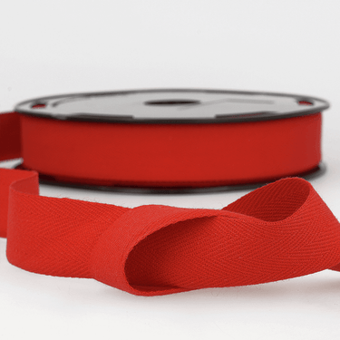 Stephanoise Tape Twill Tape Cotton 25mm: Wide Red Price Per Metre  - The Sewing Studio for sale UK - The Sewing Studio