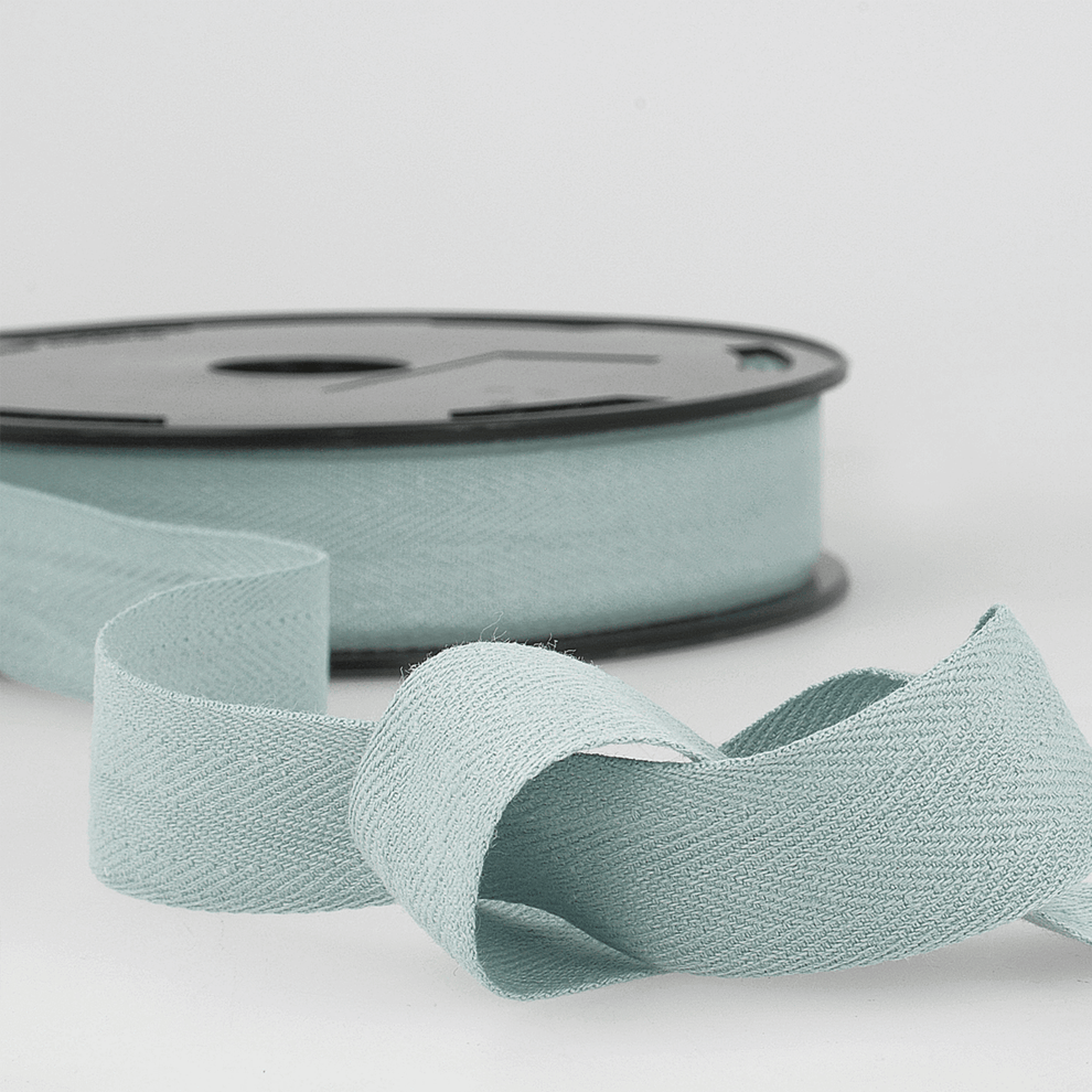 Stephanoise Tape Twill Tape Cotton 25mm: Wide Sky Blue Price Per Metre  - The Sewing Studio