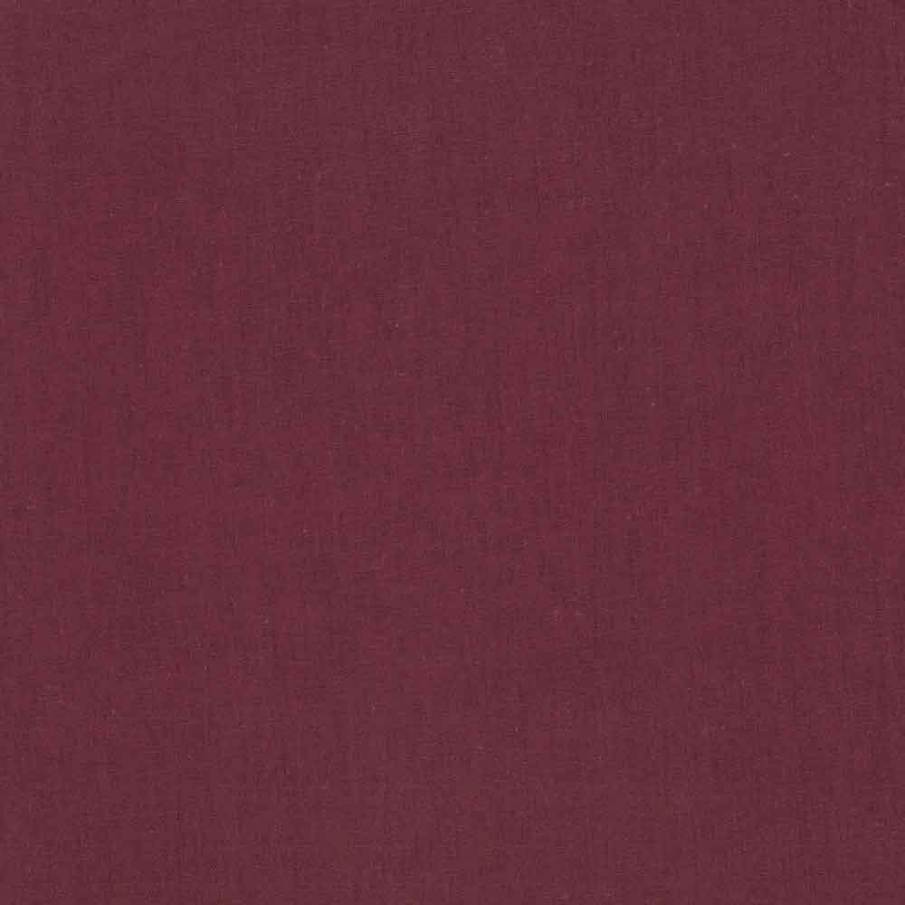 Stof Fabric No Fat Quarter Linen Blend Fabric Dark Red 14-314  - The Sewing Studio