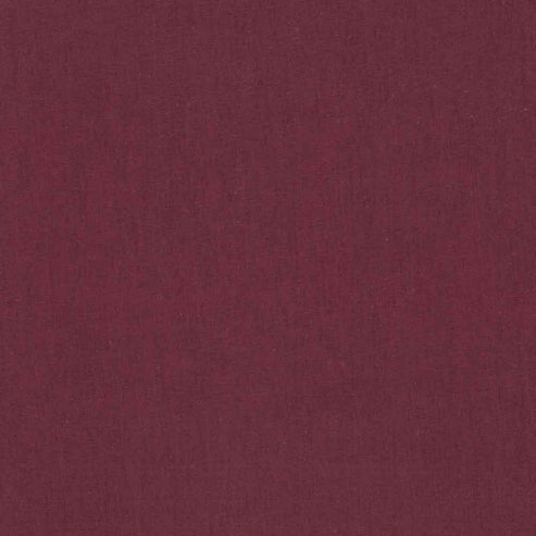 Stof Fabric No Fat Quarter Linen Blend Fabric Dark Red 14-314  - The Sewing Studio